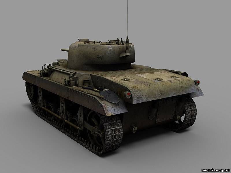 M22 "Locuct" америкосский десантный малый танк периода 2 мировой....